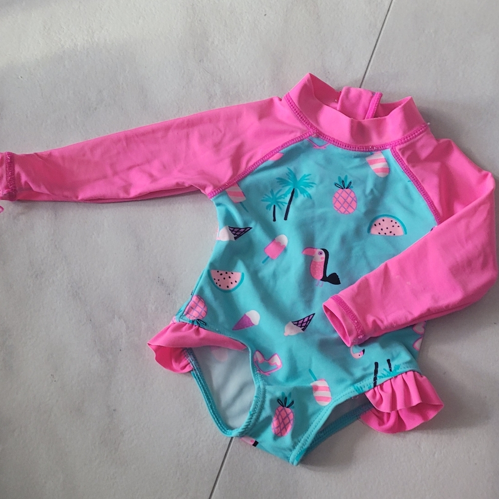 Baby Girl One Piece Bathing Suit